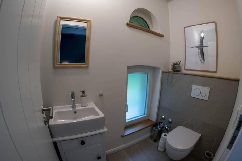 Zum Heuerling Ferienwohung Im Alten Stall Mit Sauna Versmold Dış mekan fotoğraf