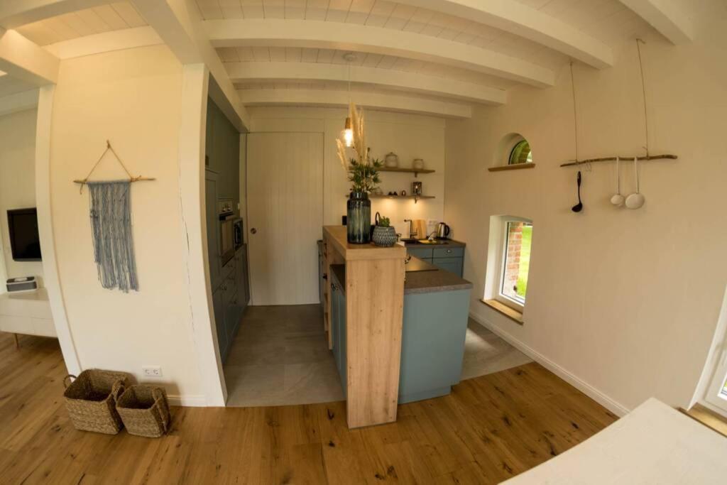 Zum Heuerling Ferienwohung Im Alten Stall Mit Sauna Versmold Dış mekan fotoğraf