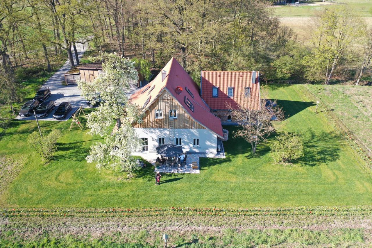 Zum Heuerling Ferienwohung Im Alten Stall Mit Sauna Versmold Dış mekan fotoğraf